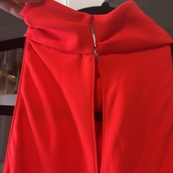 Amanda Uprichard Stanford Dress. Crimson/Bright Red. - Picture 10 of 12